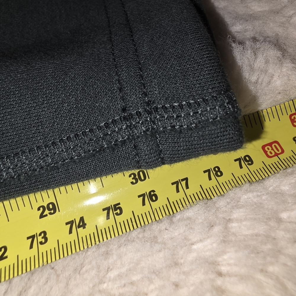 Skims Cotton Fleece Straight Leg Pant in Spruce NWT Size Small - Picture 15 of 16